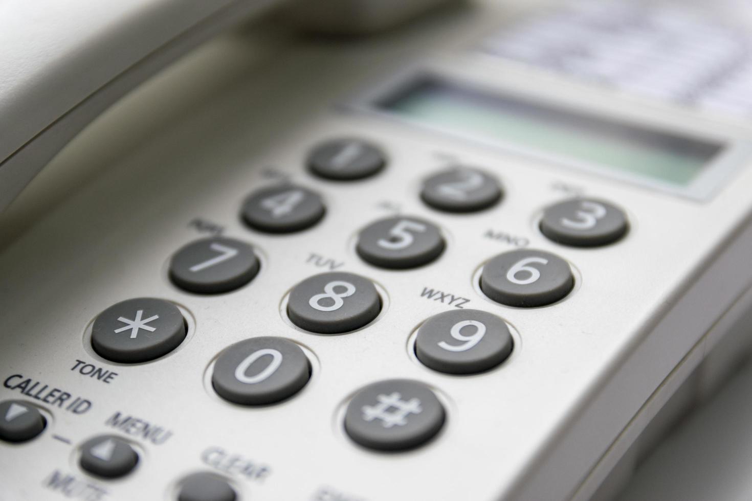 Close-up of a phone keypad photo