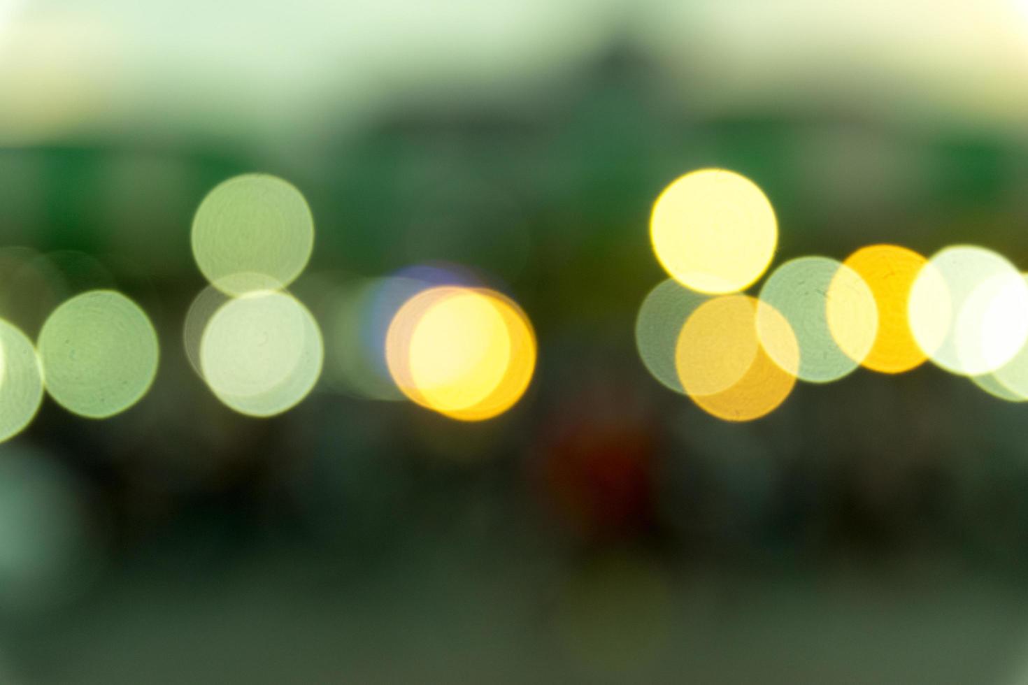 Blurred bokeh lights background photo