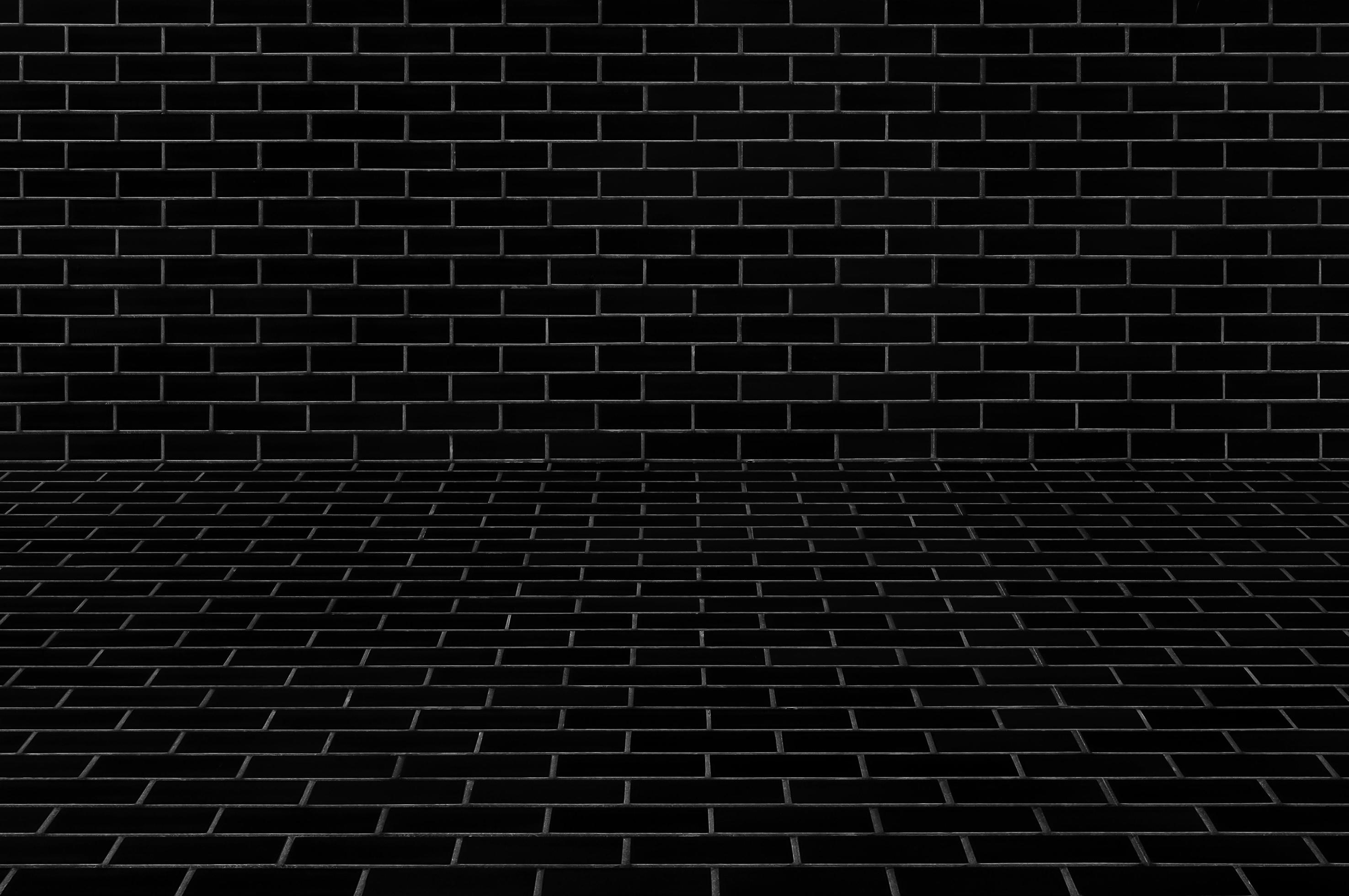 Black Brick Wall Texture Stock Photo At Vecteezy