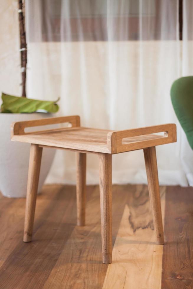 Wooden dinner tray photo