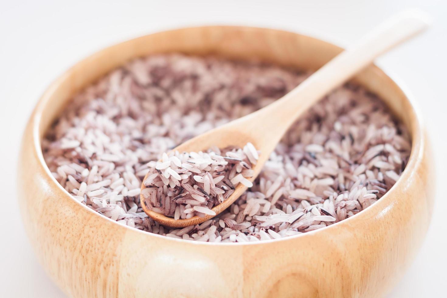 Close-up of berry rice photo