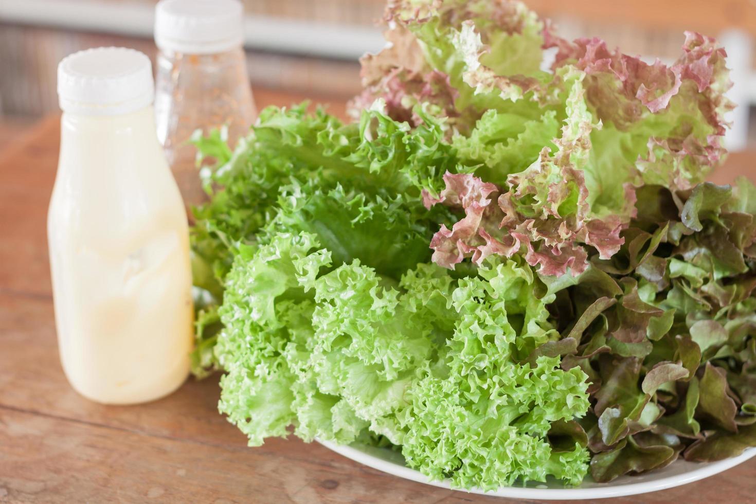 ensalada con aderezo foto