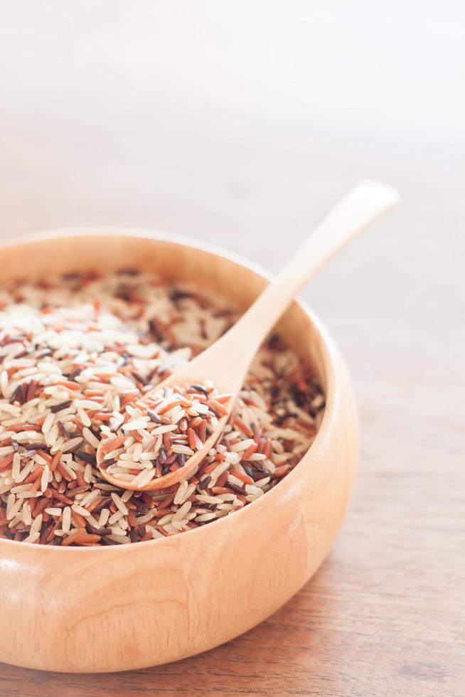 Rice in a bowl photo