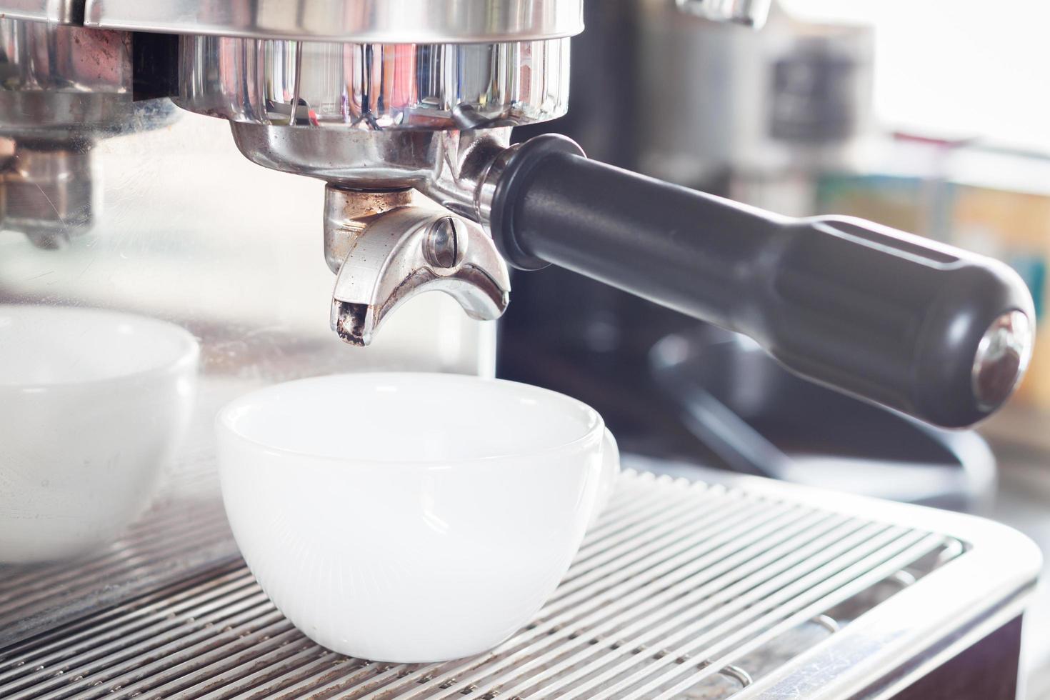 Close-up of an espresso cup photo