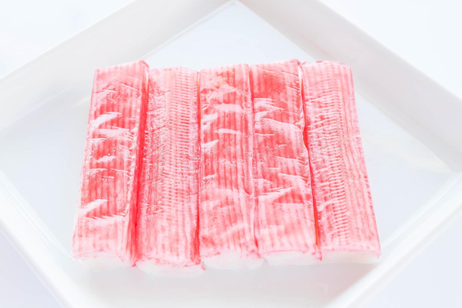 Group of crab sticks photo