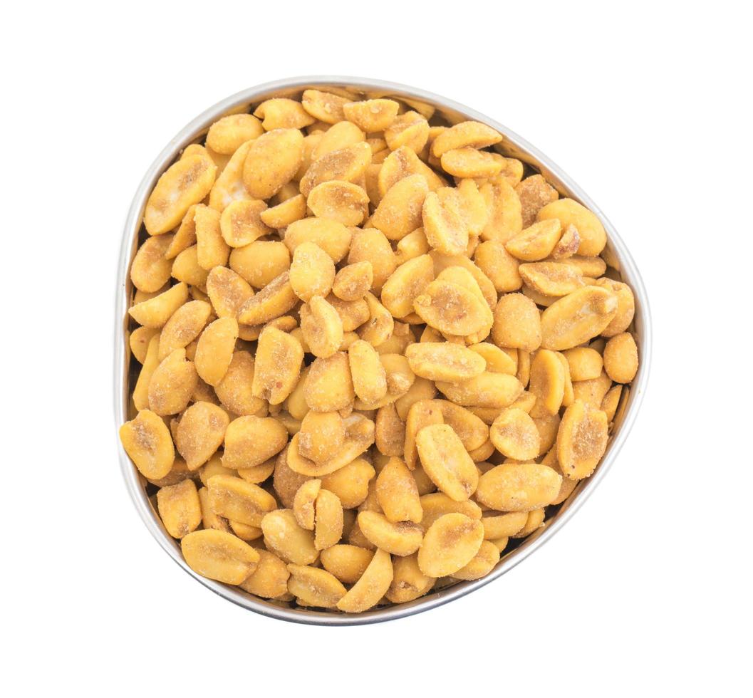 Top view of Indian peanut snack photo