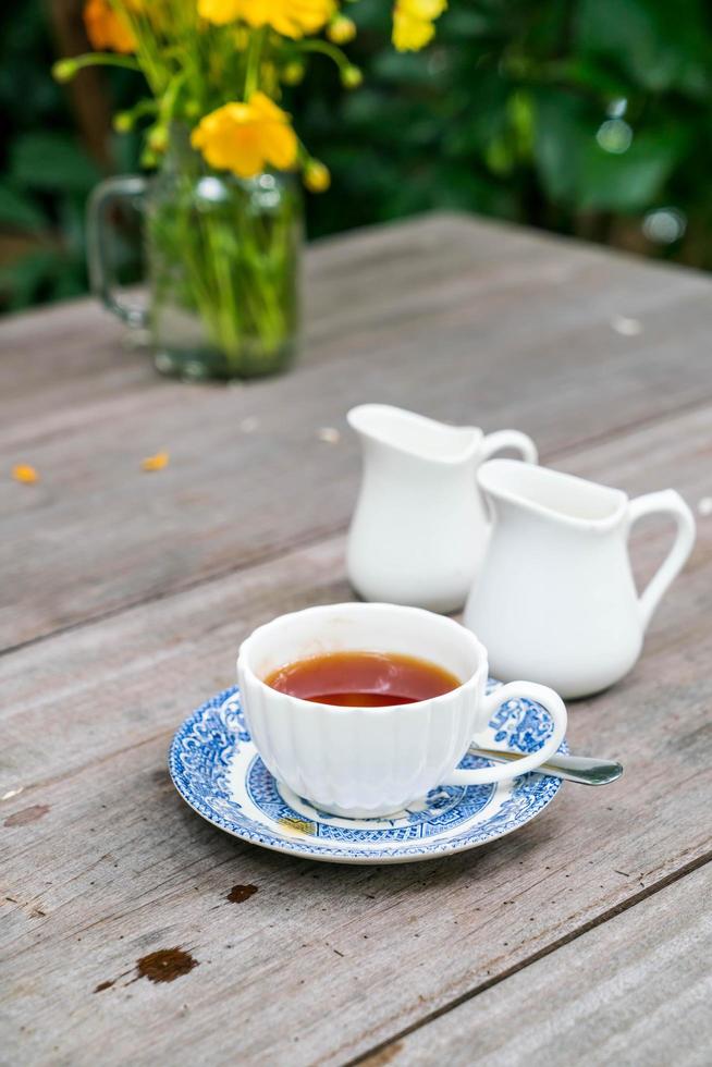 English tea on the table photo
