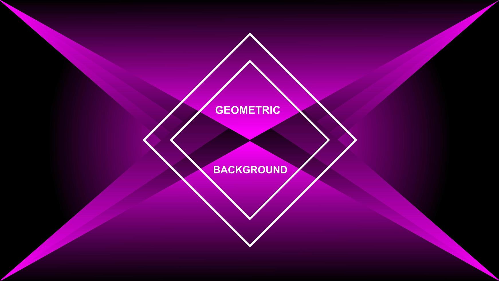 Elegant purple color crystal shape abstract background vector