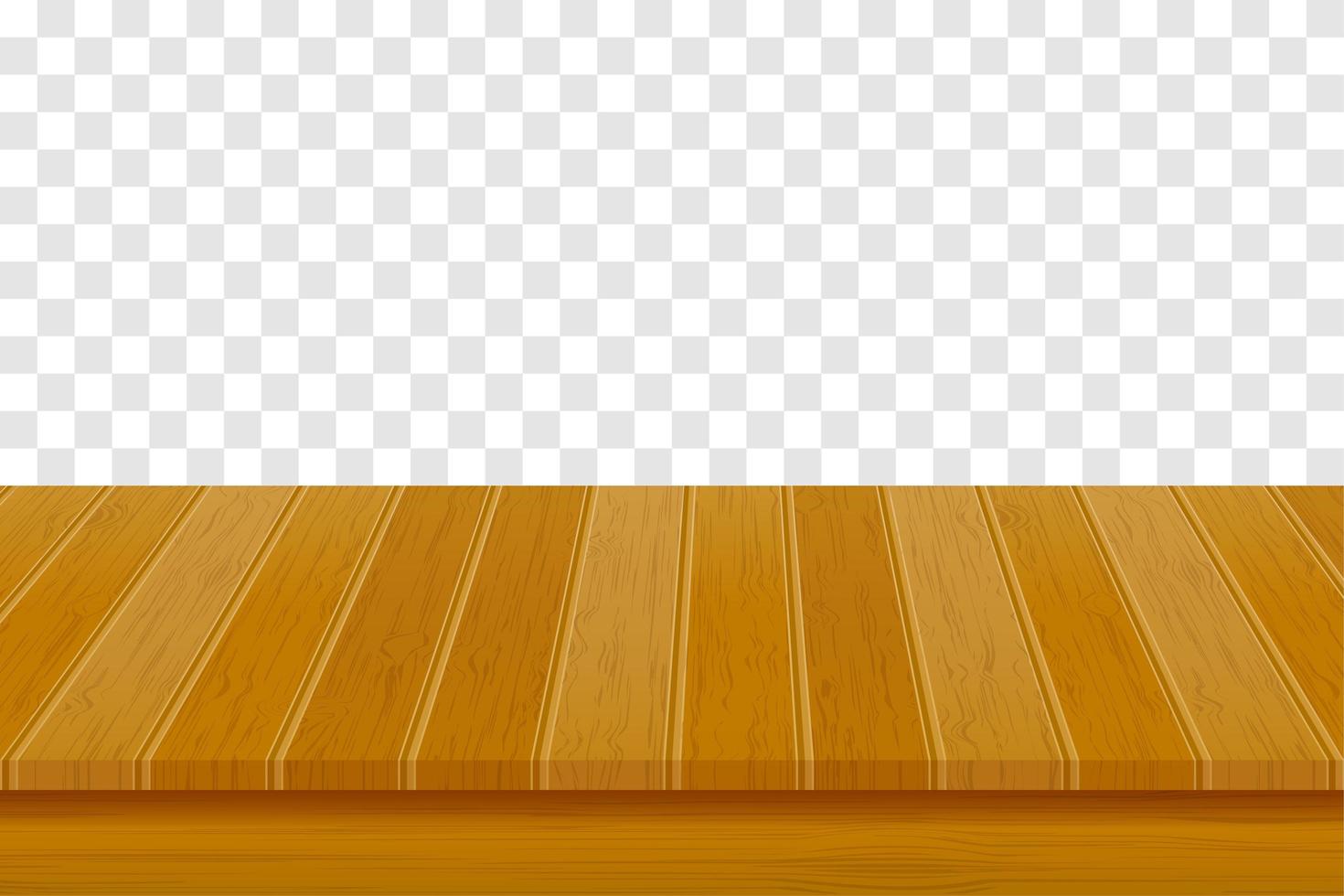 Wooden table top vector