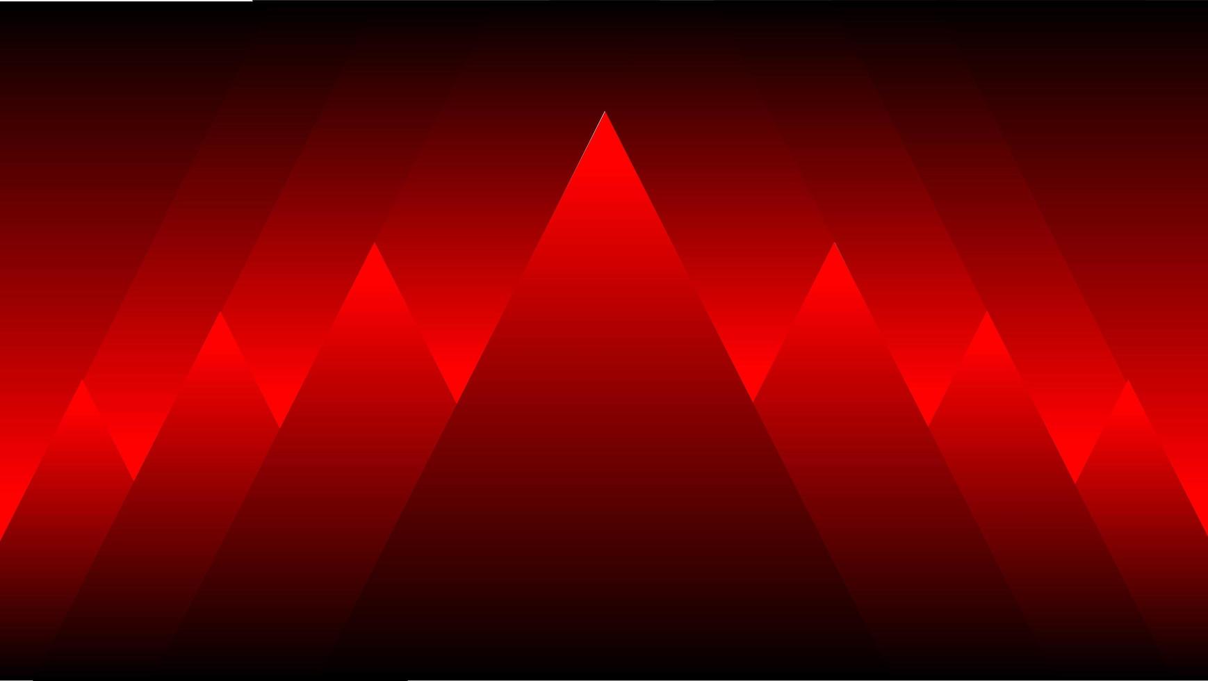 Abstract background triangular with dark red color vector