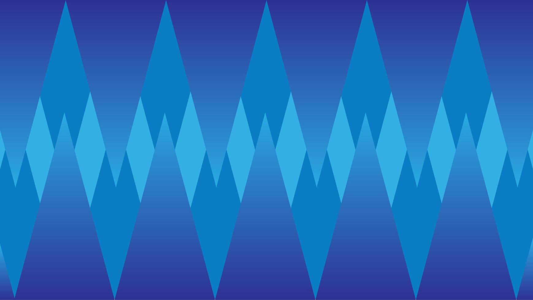 Retro triangular abstract blue background vector