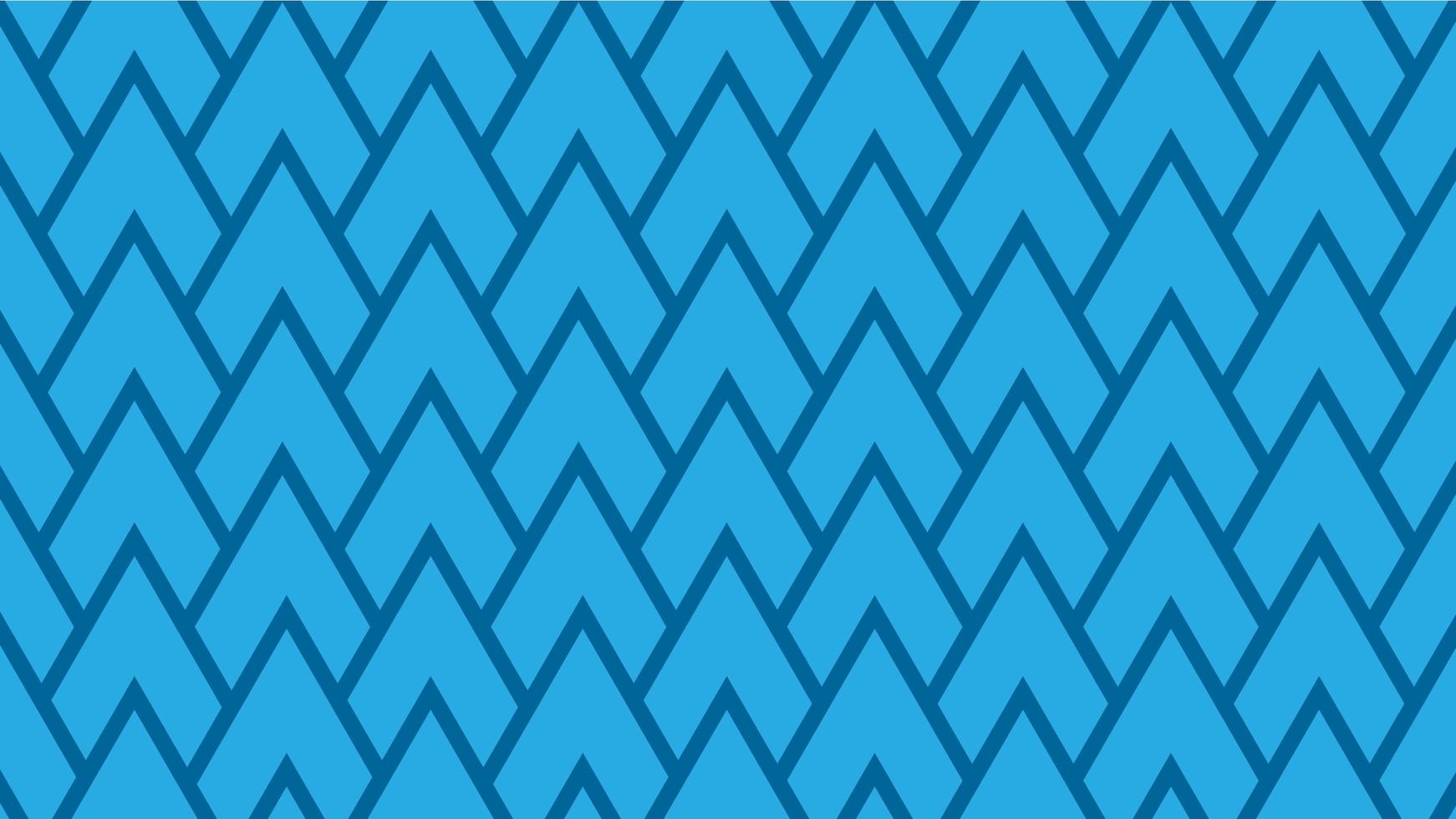Abstract background triangular pattern with blue color vector