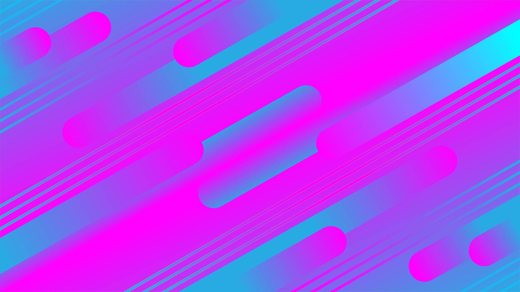 Liquid diagonal shape abstract background in blue pink vector