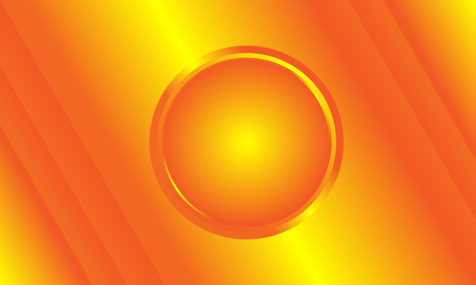 Abstract background with circle in orange color vector