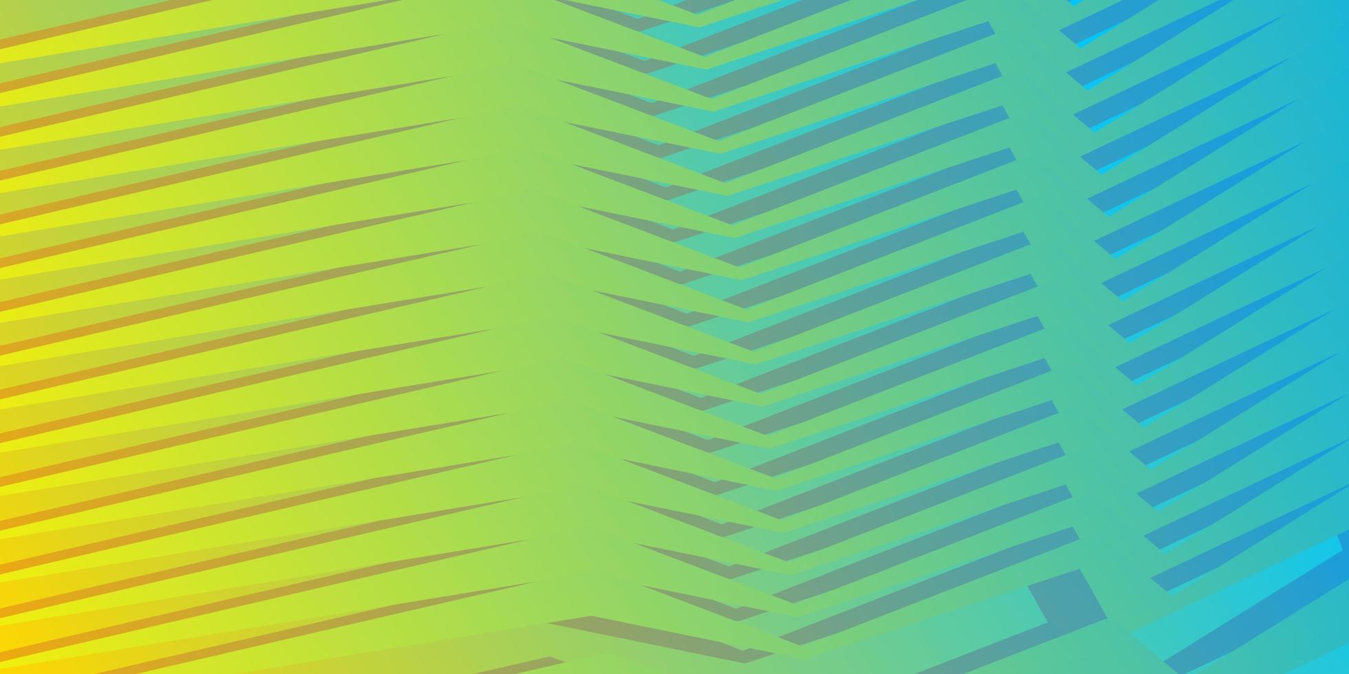 Blue yellow gradient geometric abstract background vector