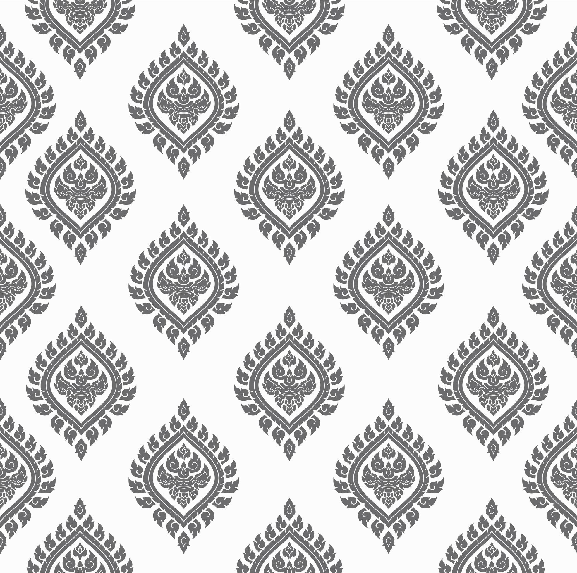 Seamless pattern of Thai art 1750094 Vector Art at Vecteezy
