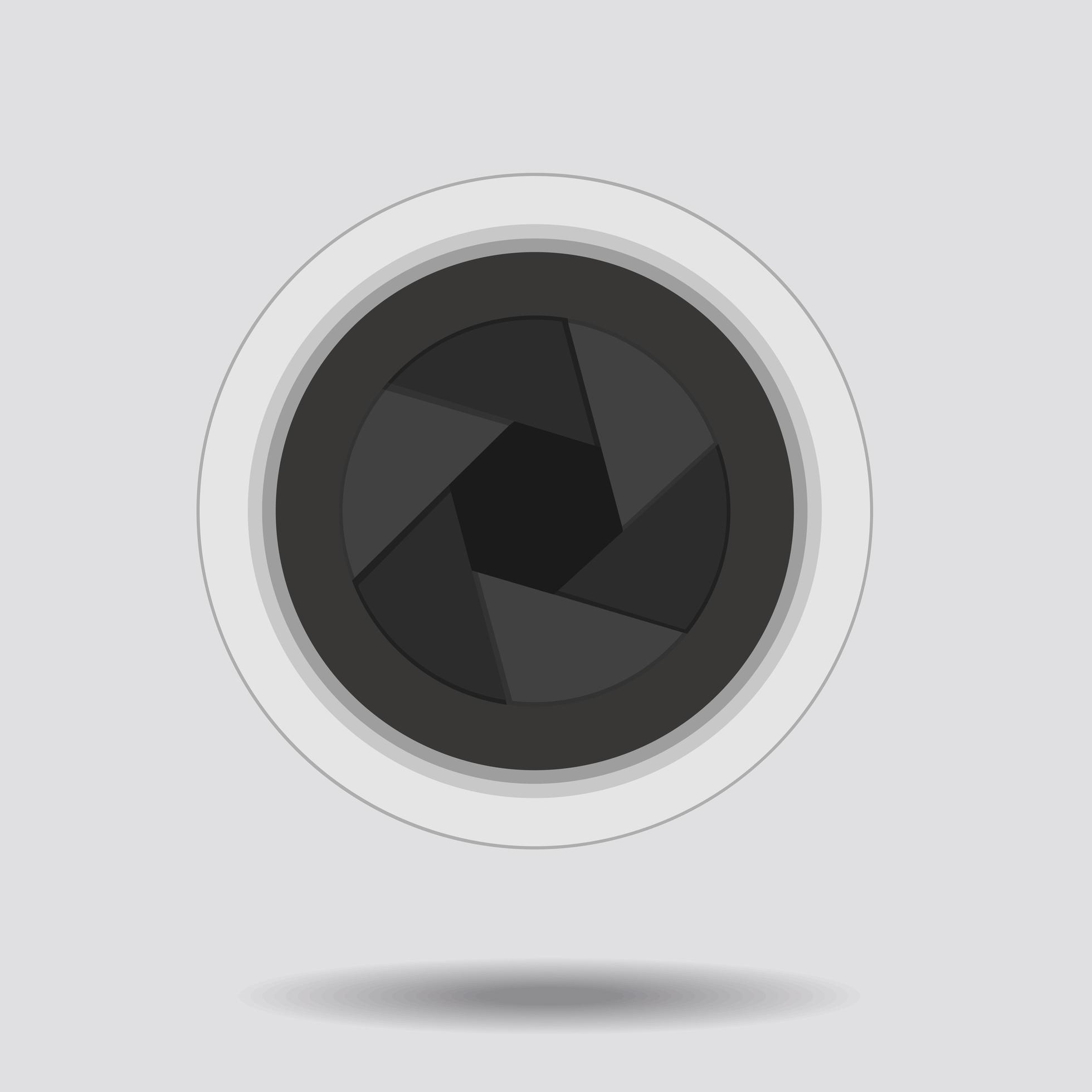 Camera lens shutter opening or closing 1750123 Vector Art at Vecteezy