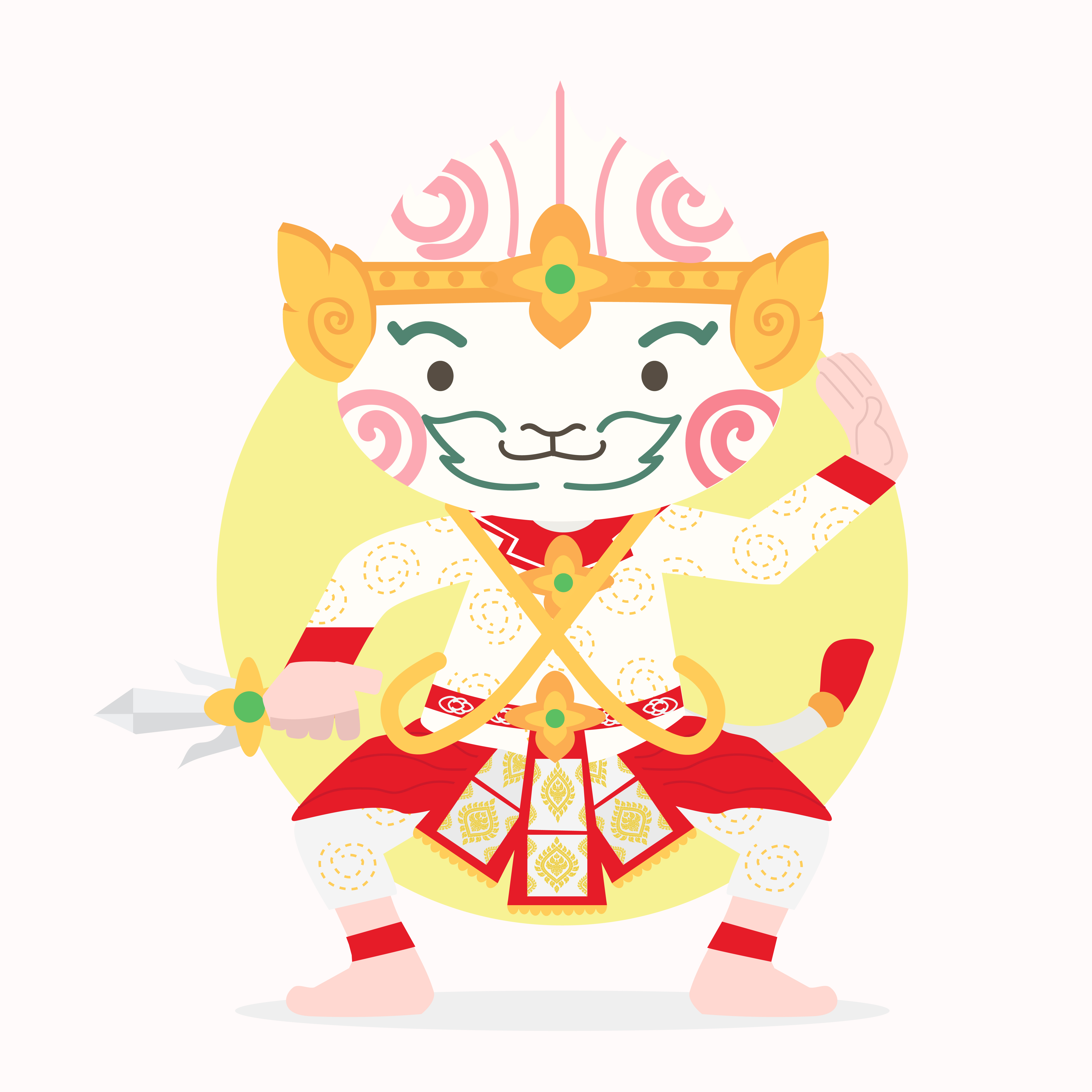 Cartoon Hanuman Thai character 1750161 Vector Art at Vecteezy Cartoon Hanuman Thai character 1750161 Vector Art at Vecteezy