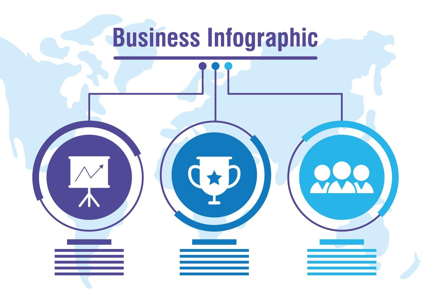 banner de infografía empresarial y corporativa vector