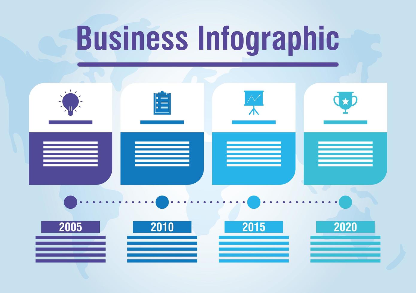 Business and corporate infographic banner vector