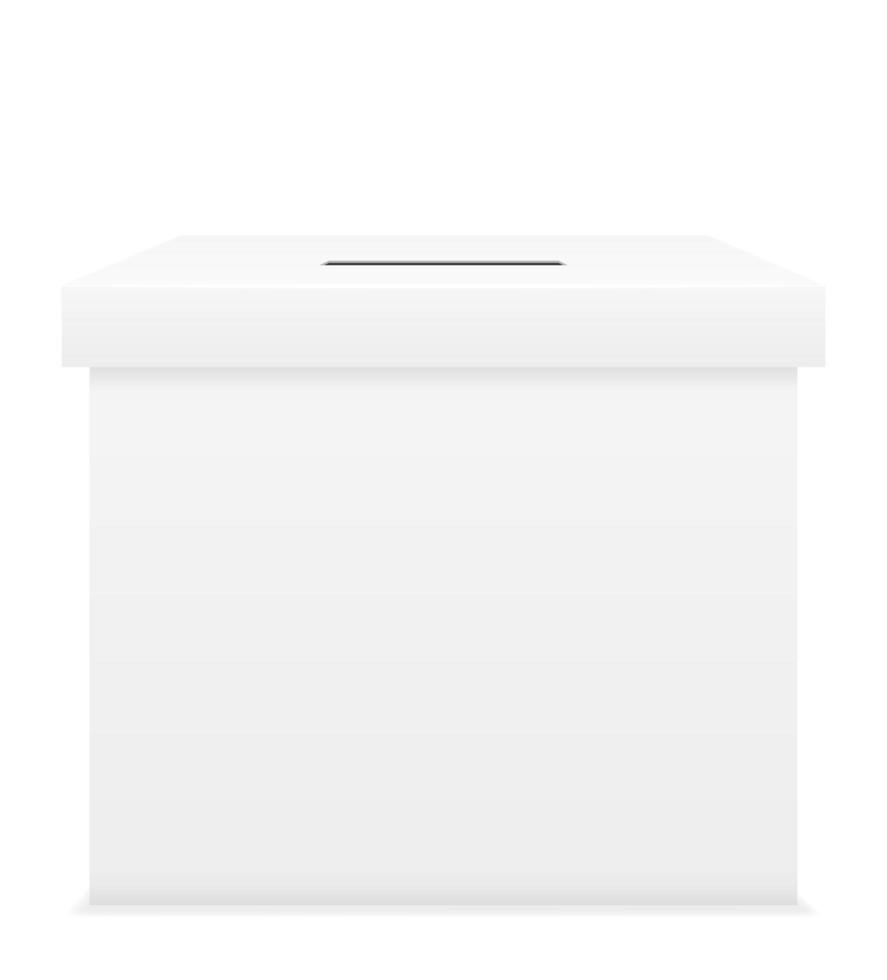 Ballot box for election voting vector