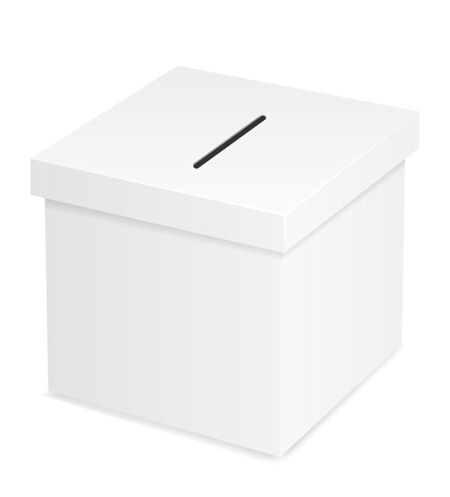 Ballot box for election voting vector