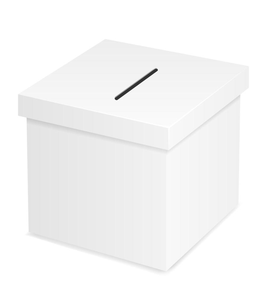 Ballot box for election voting vector