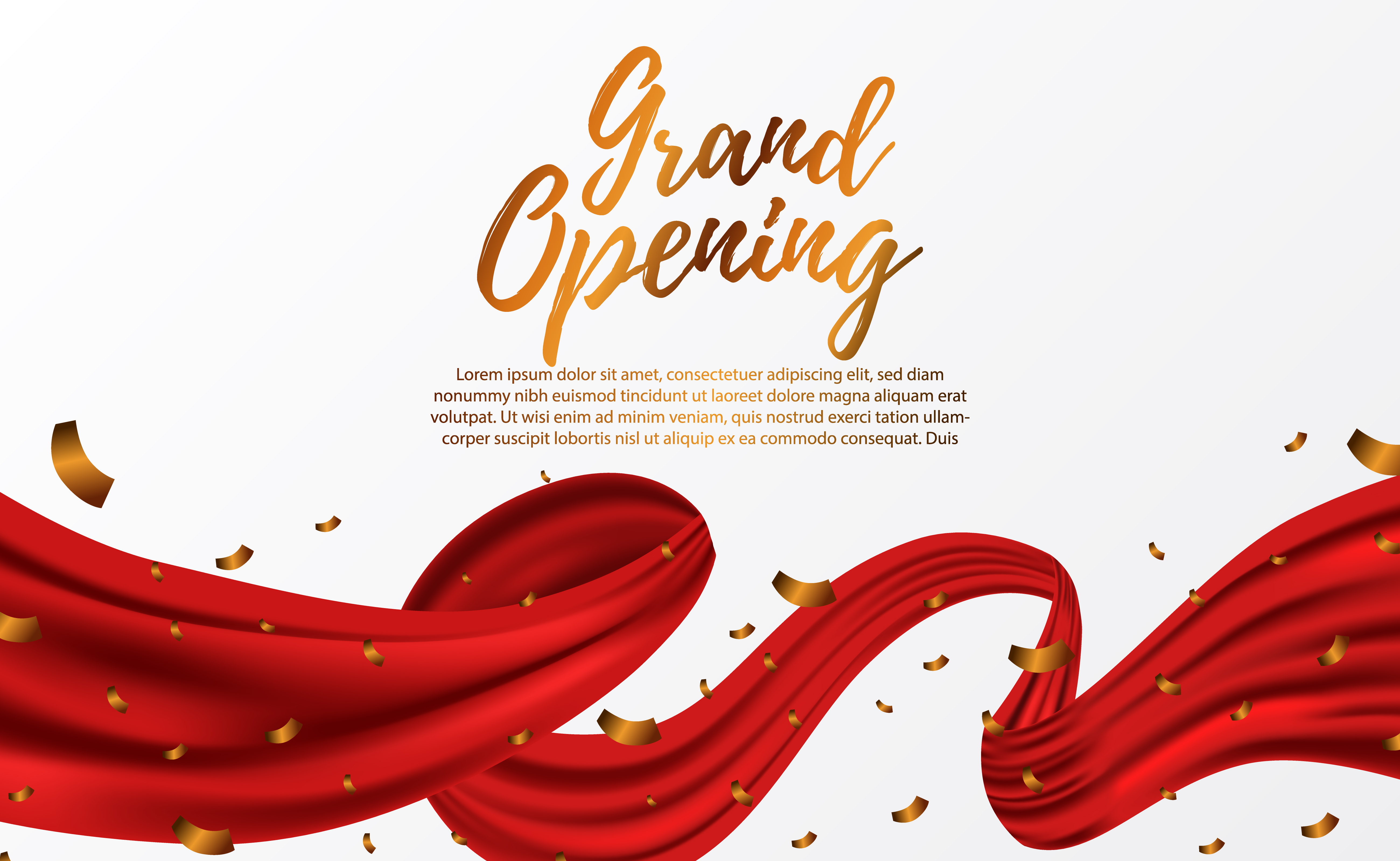 grand opening ceremony Template