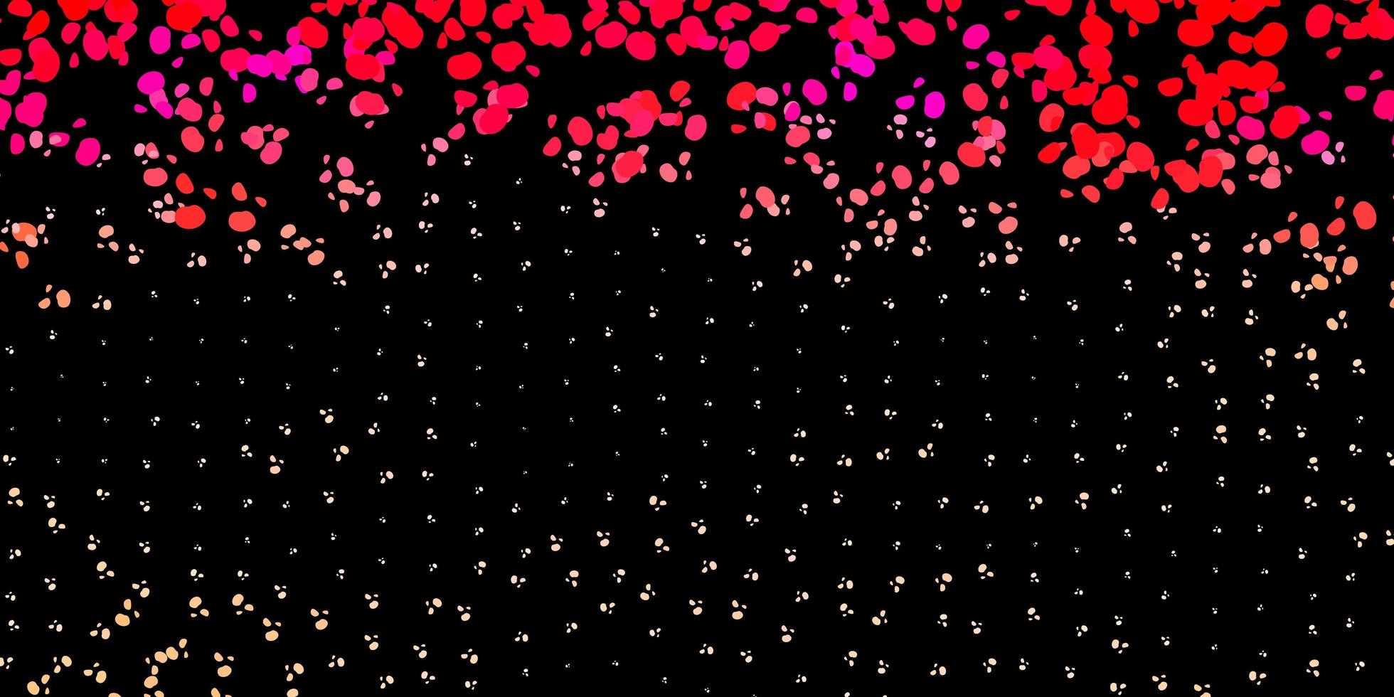 Dark red pattern with abstract shapes. vector