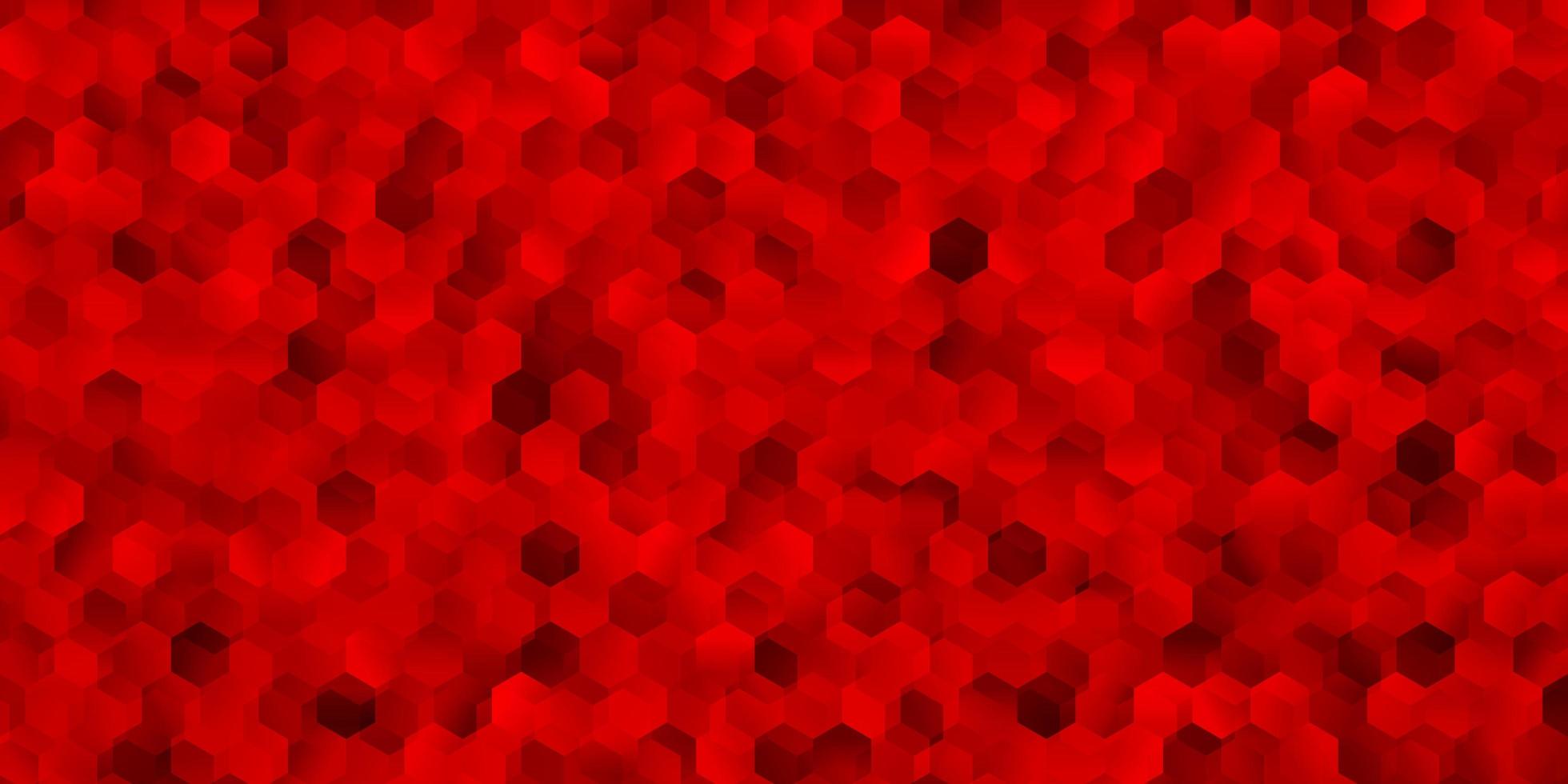 Red template with abstract forms. vector