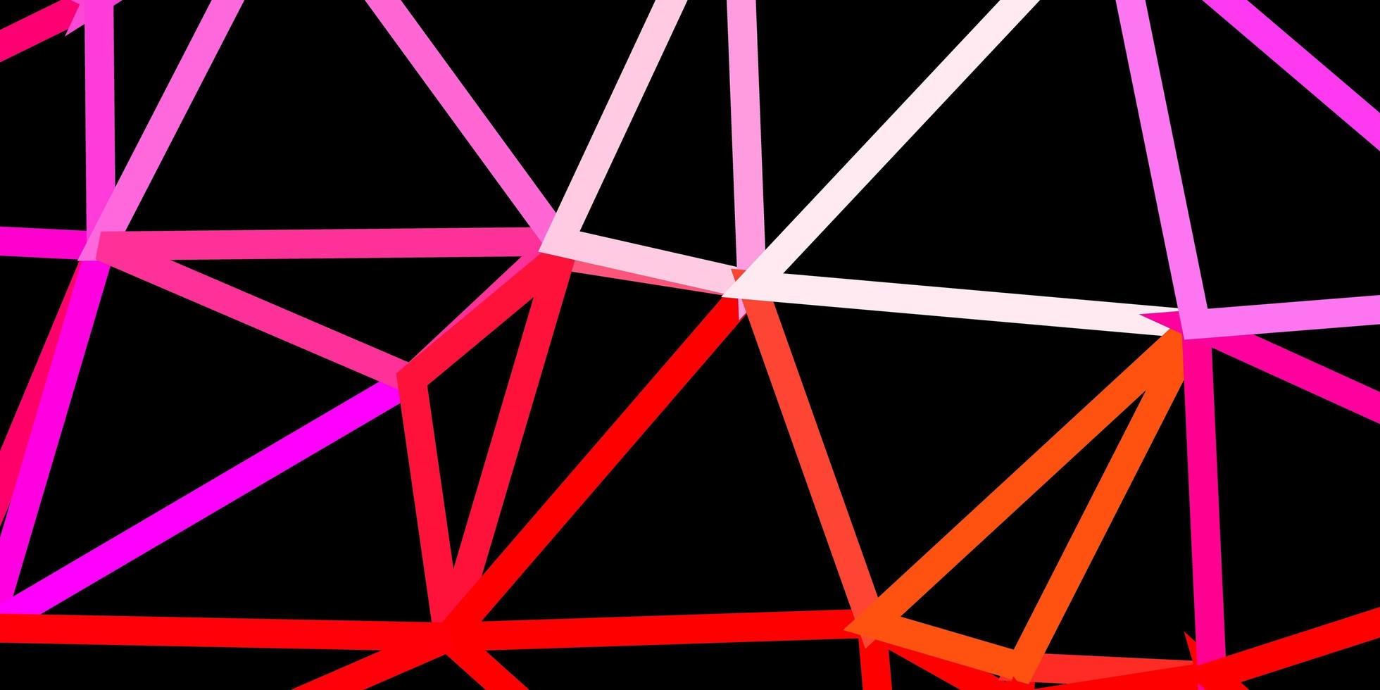telón de fondo de triángulo abstracto rojo claro. vector