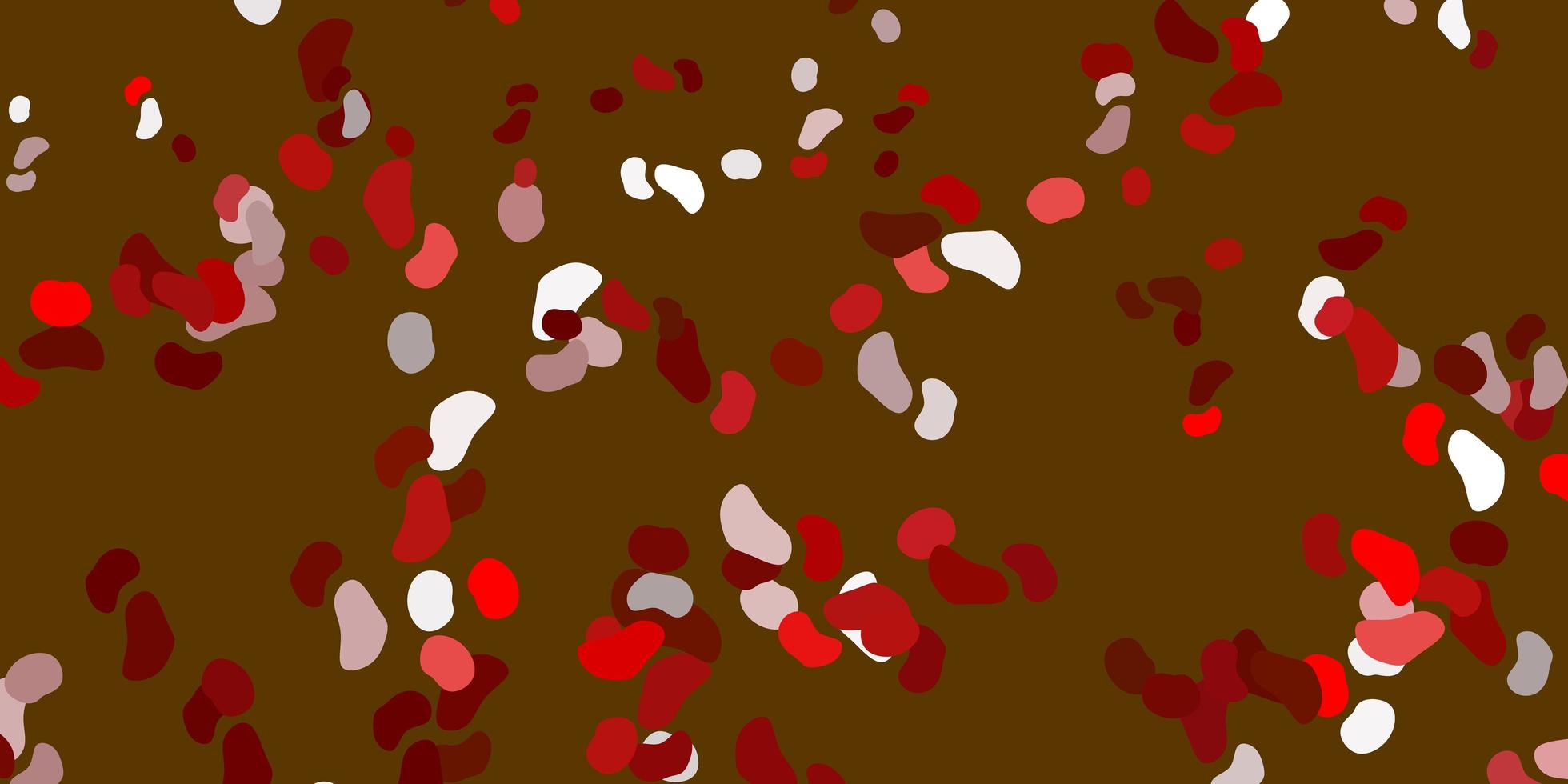telón de fondo rojo con formas caóticas. vector