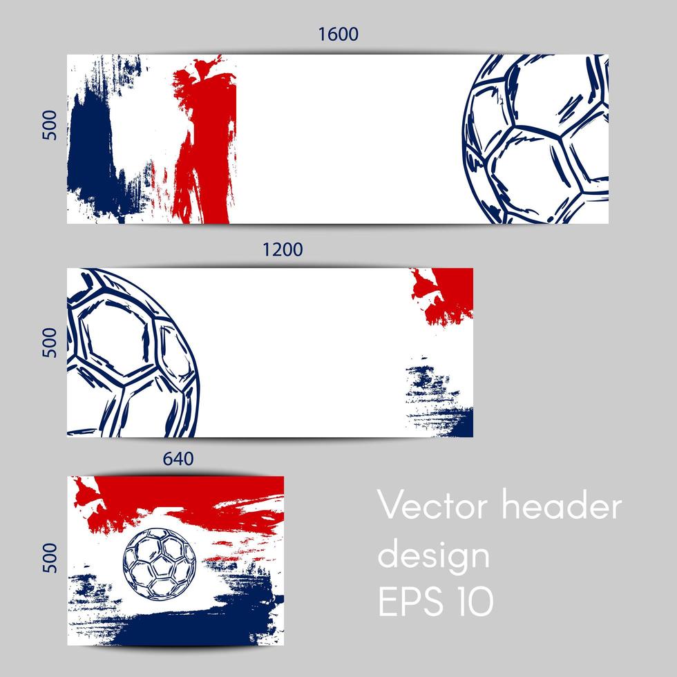 campeonato de fútbol de francia. vector