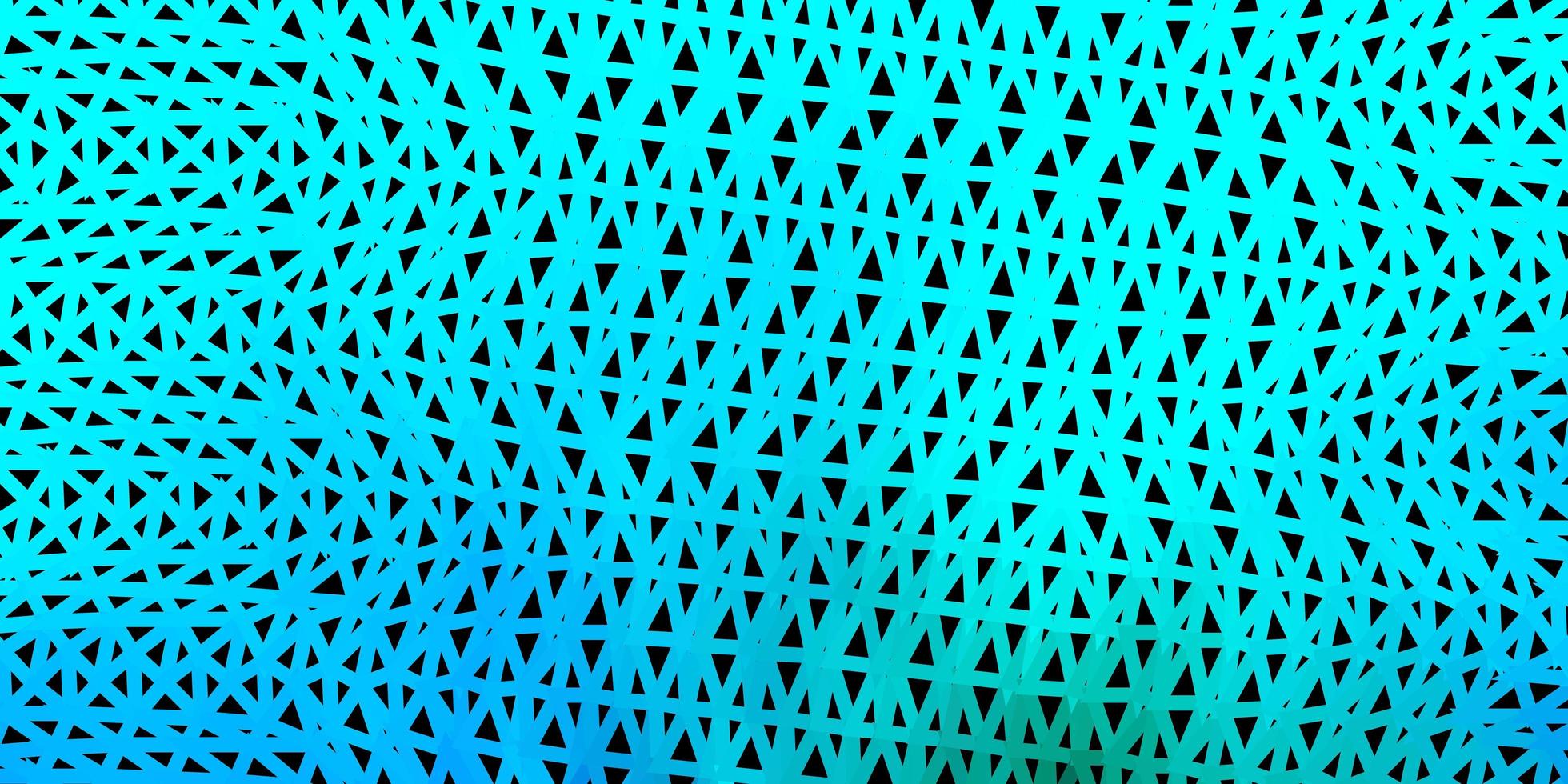 Light blue, green triangle mosaic pattern. vector