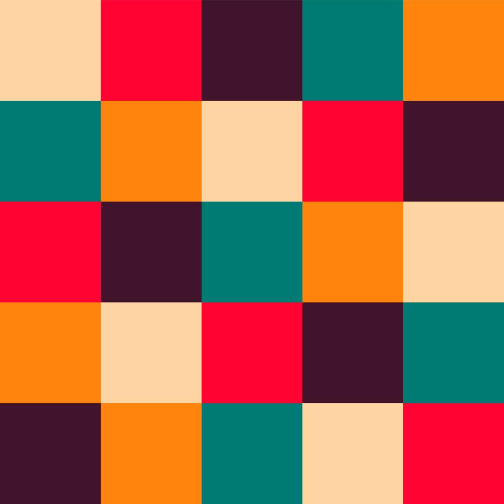 Pattern with squares vector