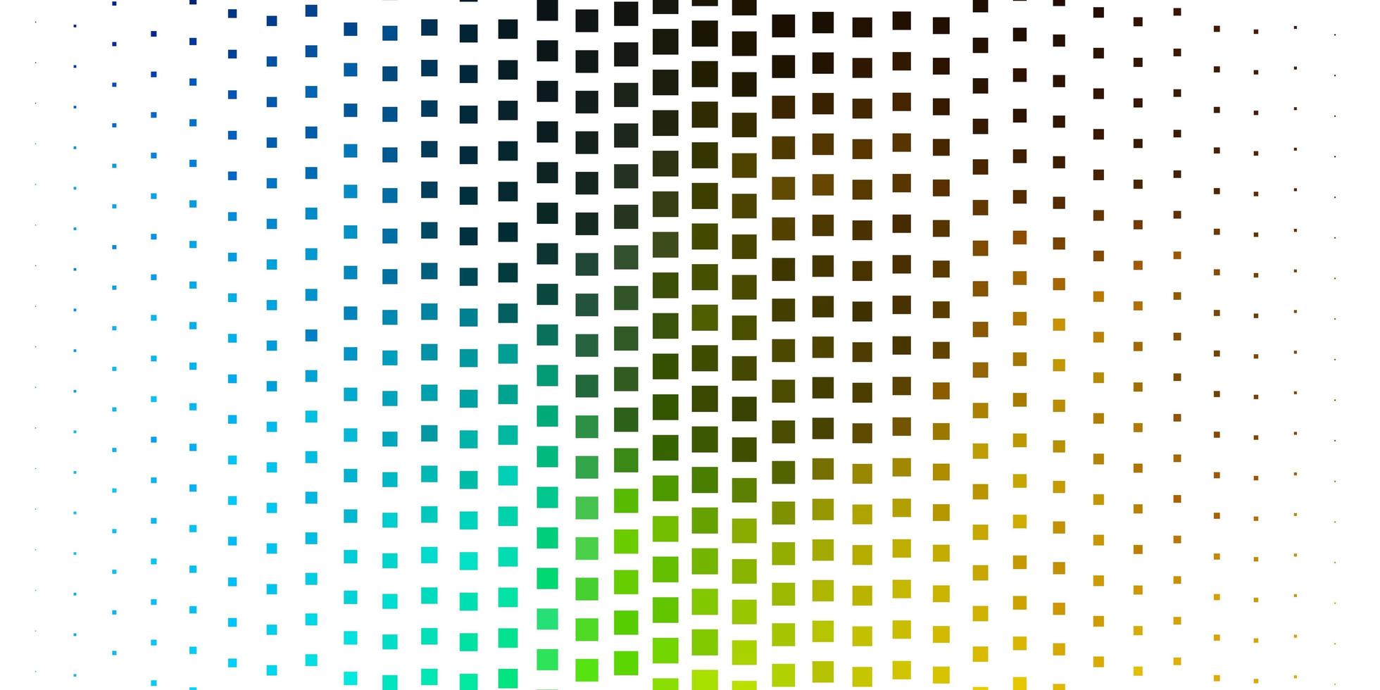 Light Blue, Yellow template in rectangles. vector