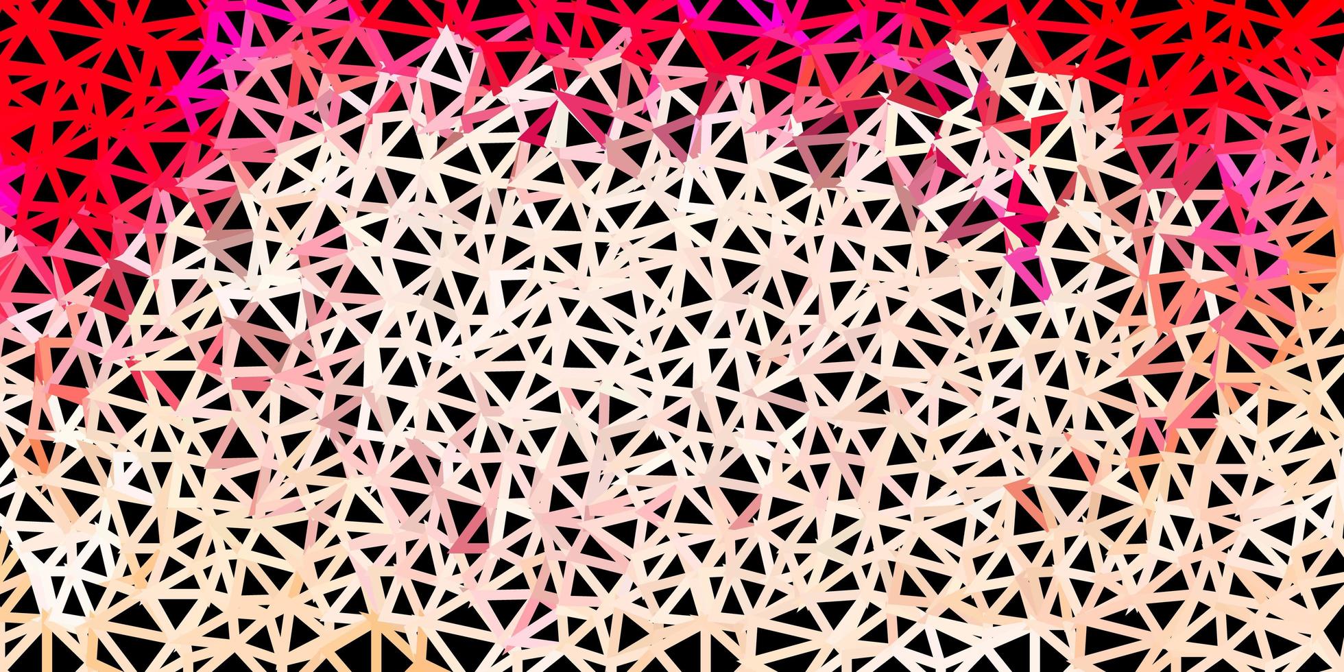 Light red poly triangle layout. vector