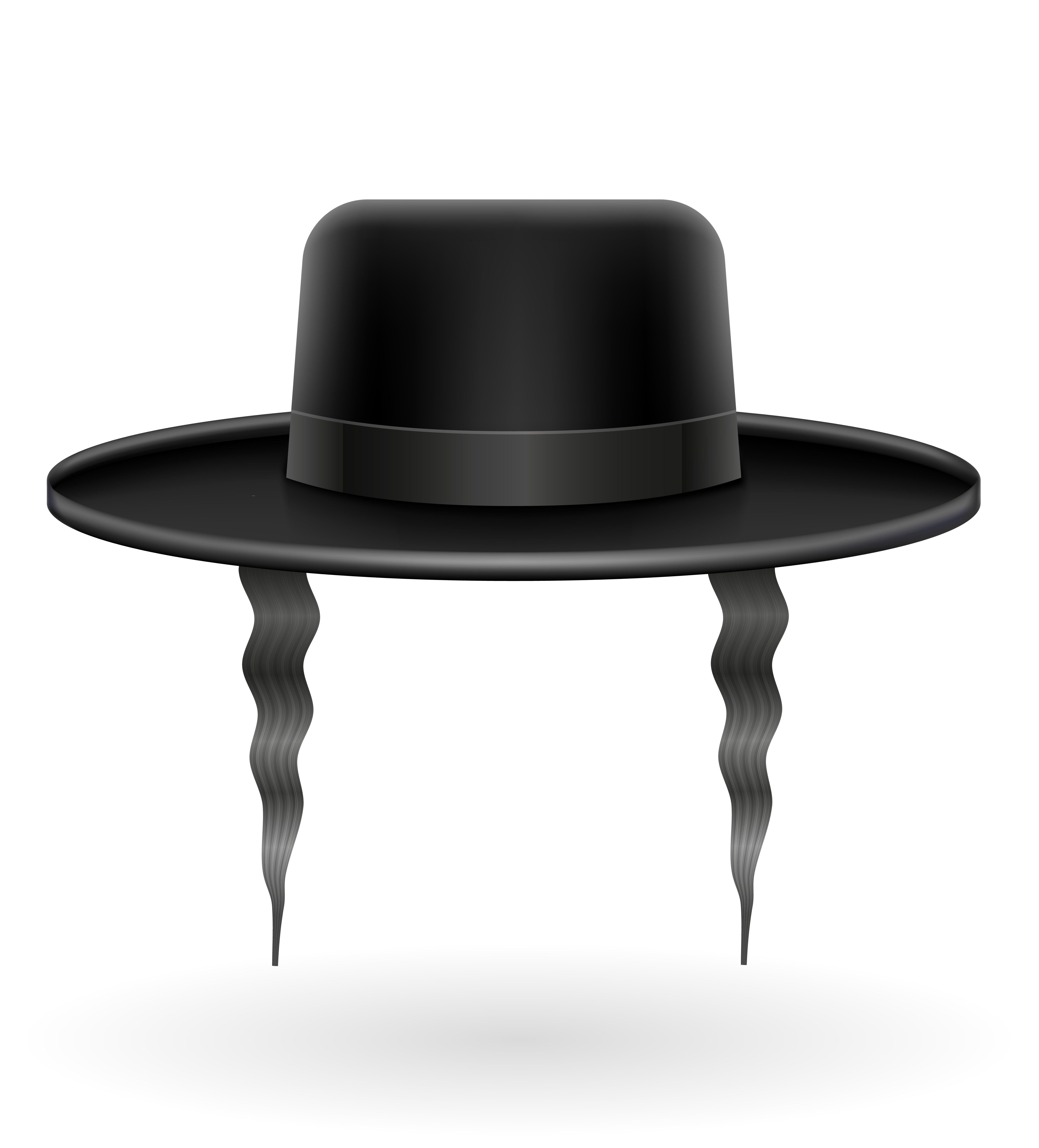 Traditional Jewish black mens hat 1752088 Vector Art at Vecteezy