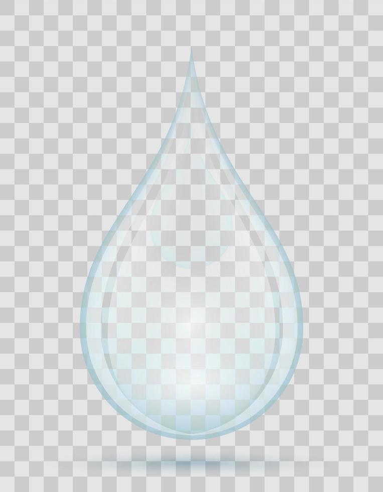 Drop of water or rain vector