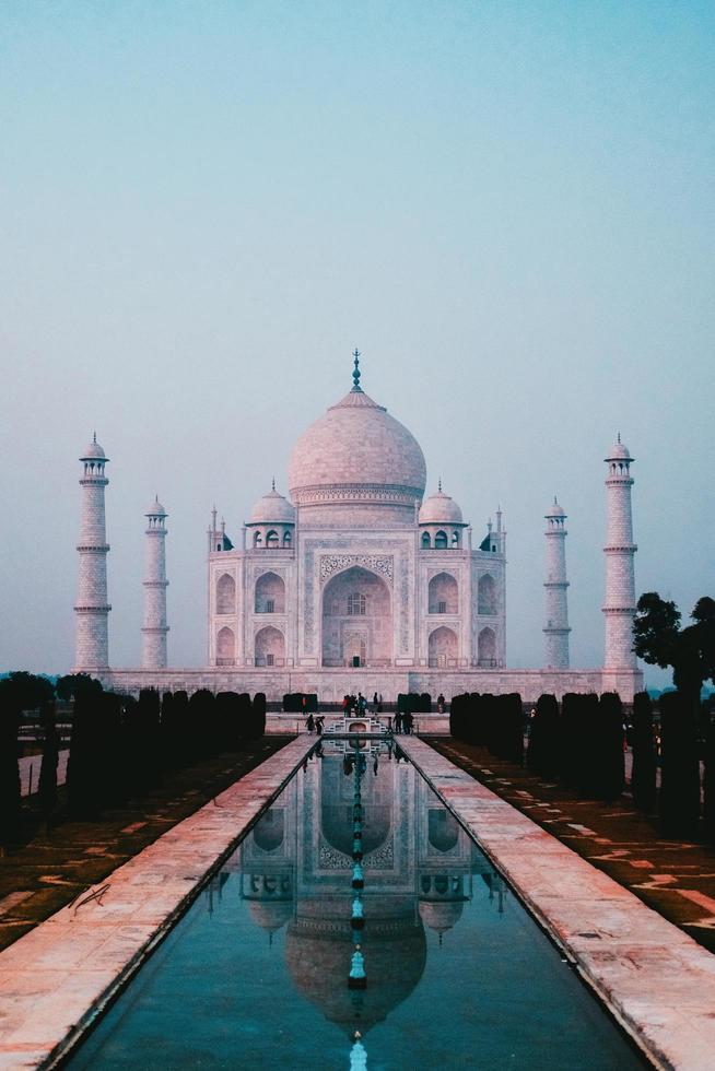 El Taj Mahal en Agra, India foto