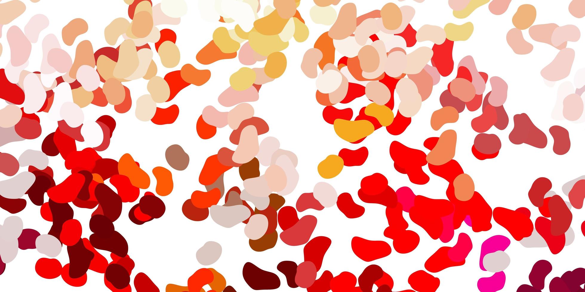 Light red pattern with abstract shapes. vector
