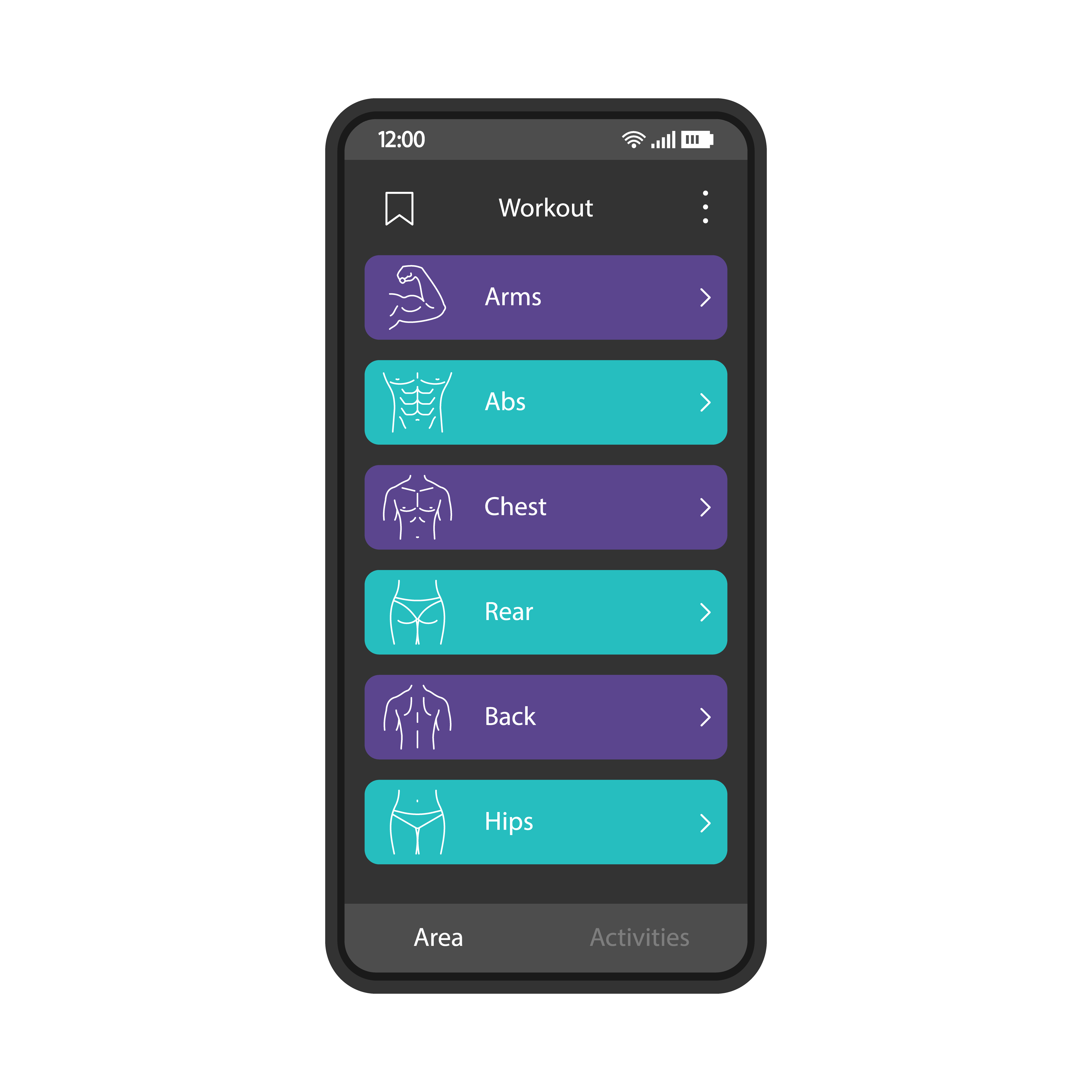 Workout Smartphone App Interface Template 1758632 Vector Art At Vecteezy