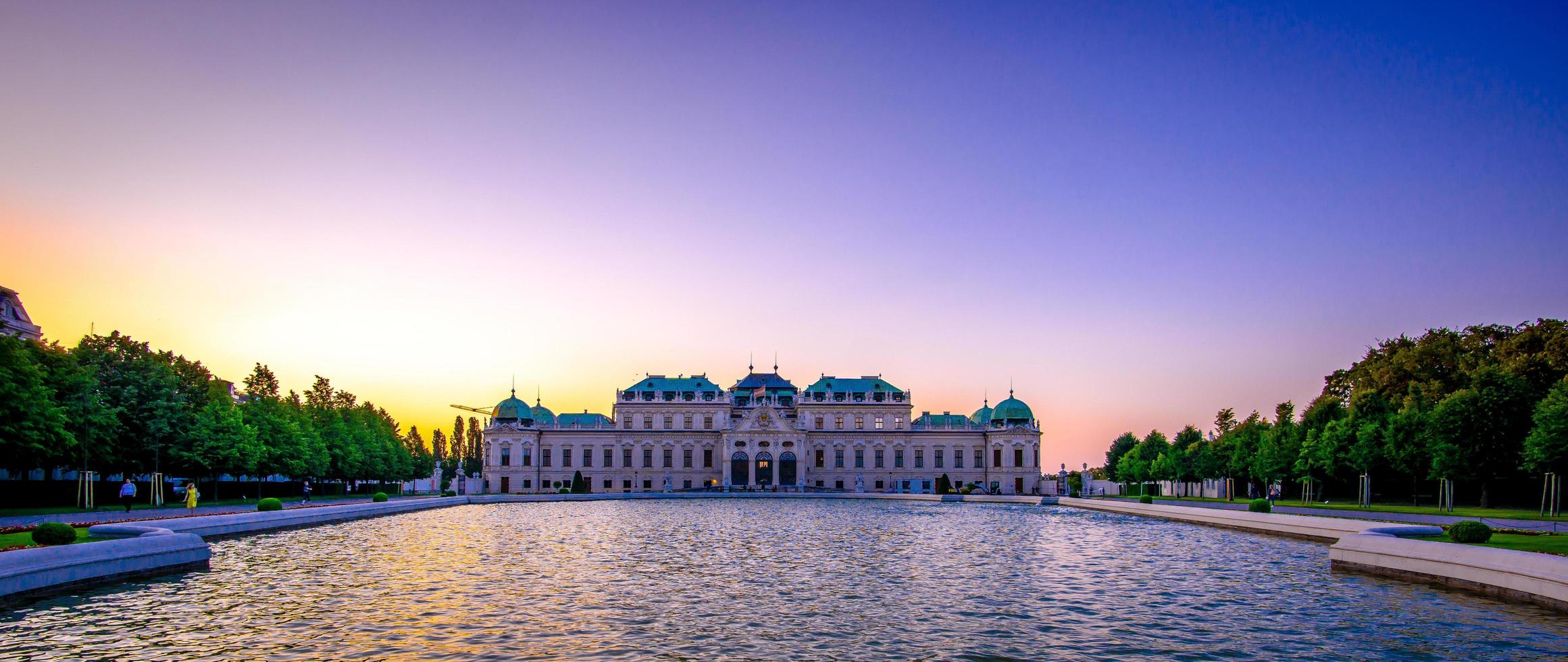 Palace at sunset photo