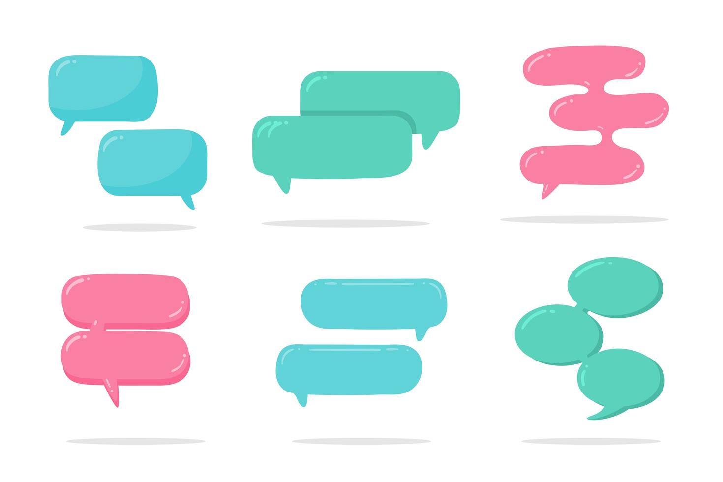 Internet Chat Bubbles vector