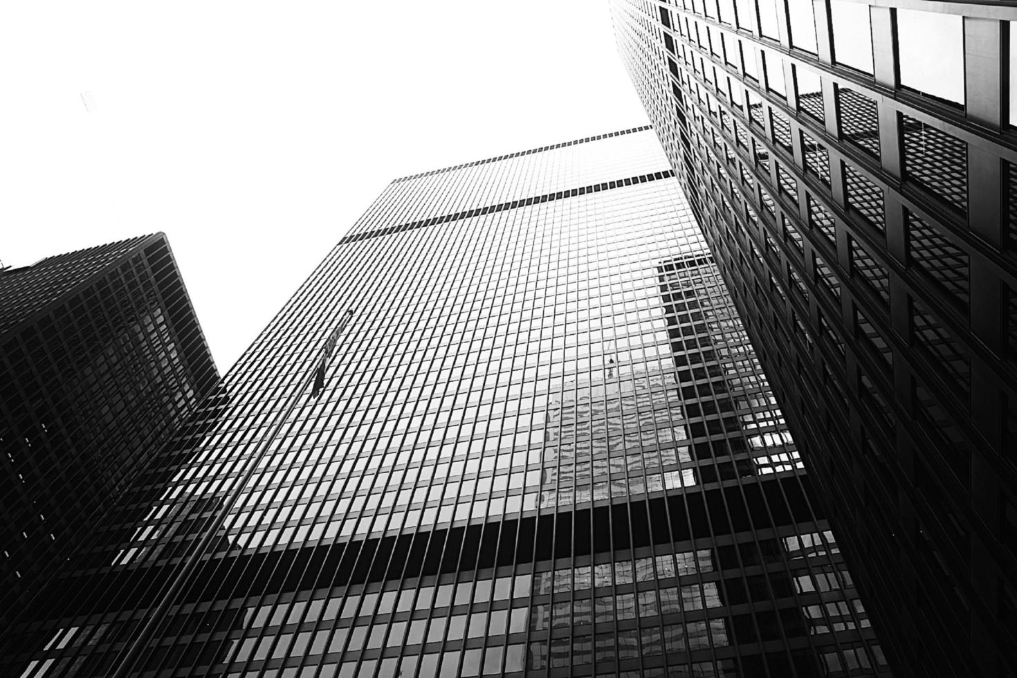 Toronto, Canada, 2020 - Grayscale  of a high-rise building photo