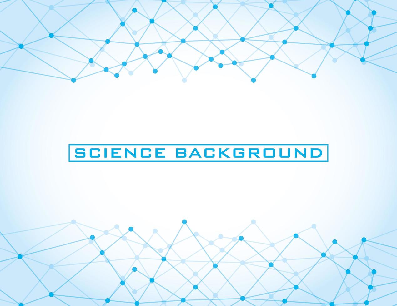 White science background with lines and structures vector