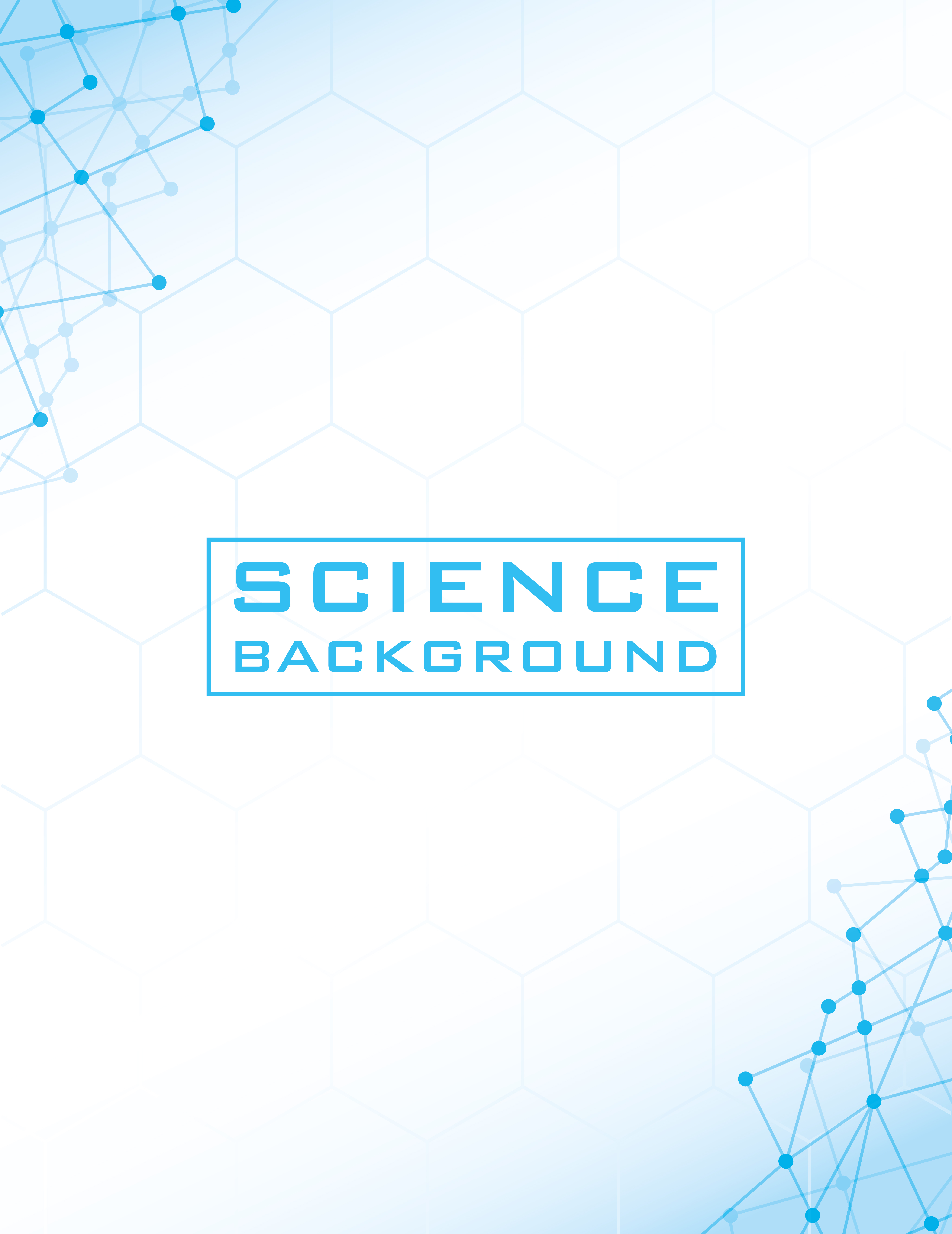 White science background with lines and structures 1760228 Vector Art