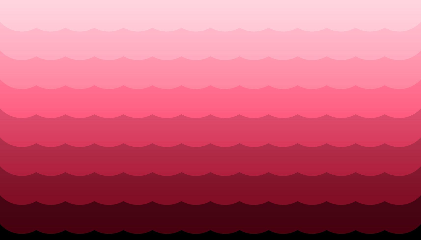 Fondo abstracto de ondas rosadas vector