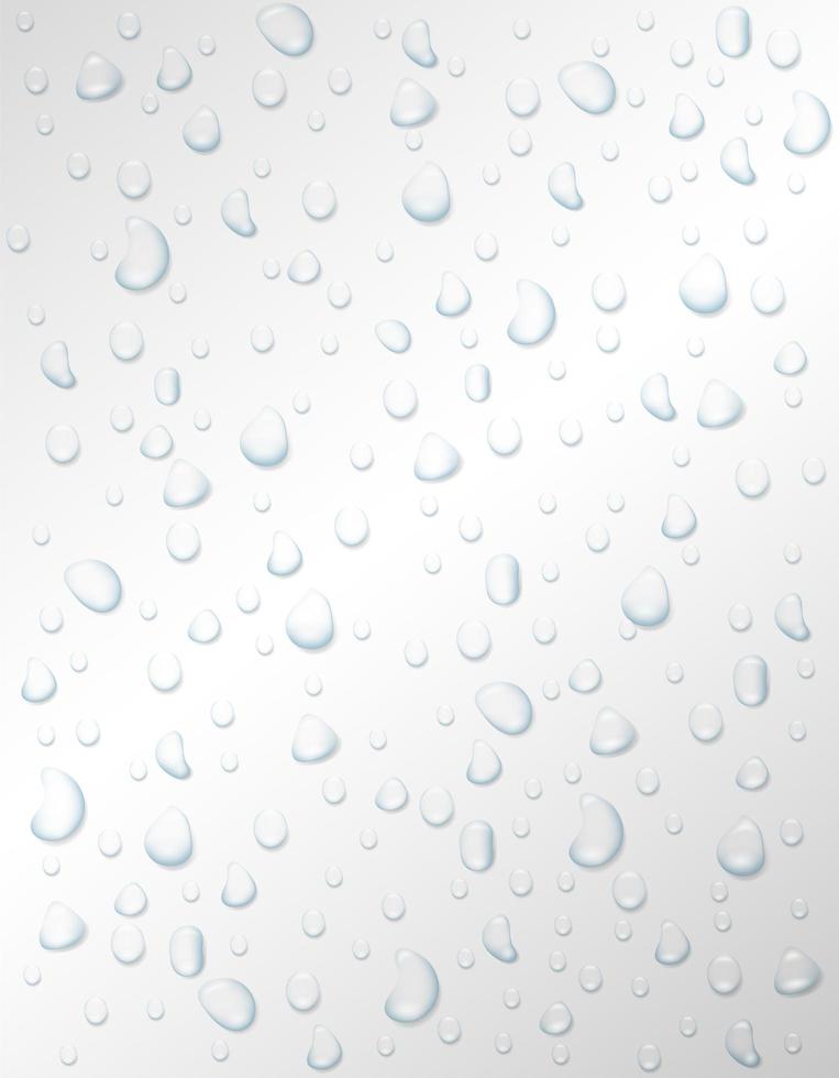 gotas de agua o lluvia vector