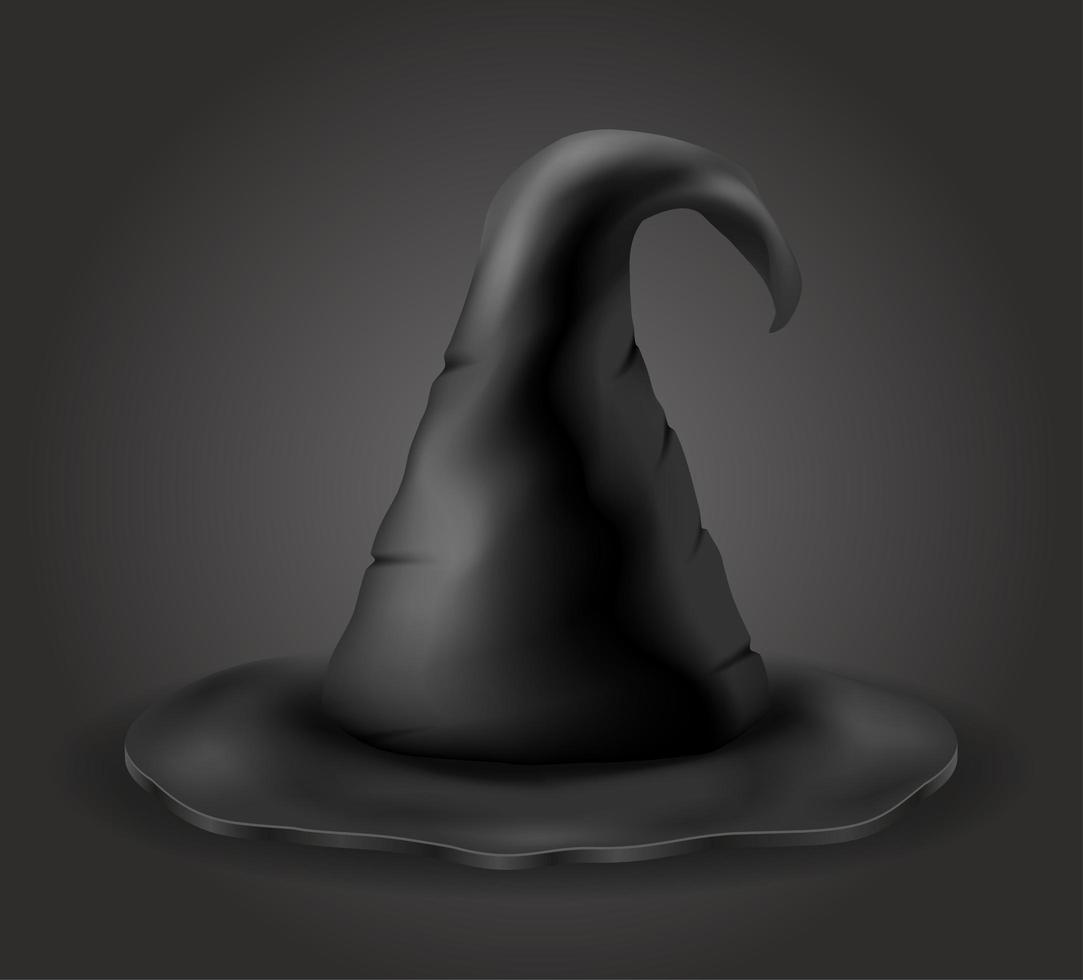 Magic witch hat vector